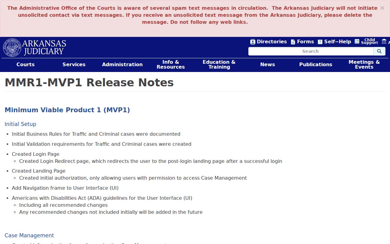 Mississippi County civil court docket Search ARCourts case portal information